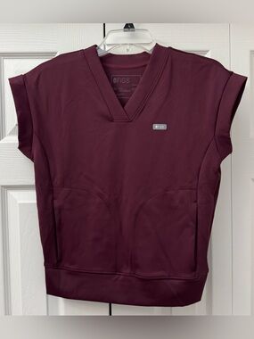 FIGS MIRA V-NECK BANDED SCRUB TOP XXSmall NEW FormX
